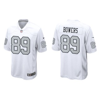 Raiders Brock Bowers White Alternate Game Jersey