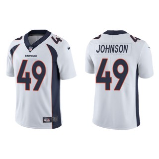 Jamar Johnson Jersey Broncos White Vapor Limited