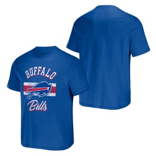 Men's Buffalo Bills NFL x Darius Rucker Collection by Fanatics Royal Stripe T-Shirt