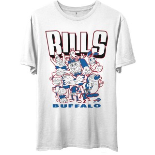 Men's Buffalo Bills White NFL x Nickelodeon T-Shirt