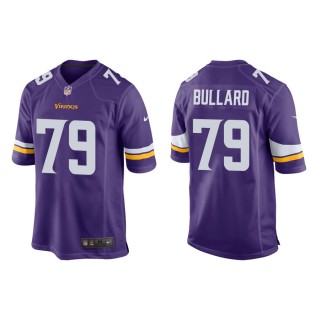 Men's Minnesota Vikings Bullard Purple Game Jersey