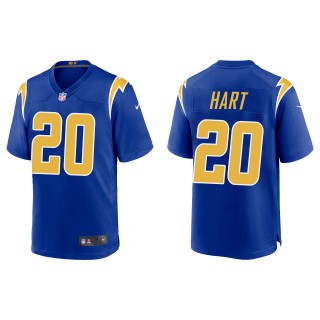 Chargers Cam Hart Royal Alternate Game Jersey