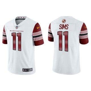 Cam Sims Commanders Limited Home Men's White Jersey