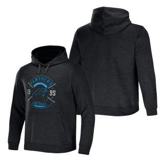 Men's Carolina Panthers NFL x Darius Rucker Collection by Fanatics Heather Charcoal Radar Pullover Hoodie