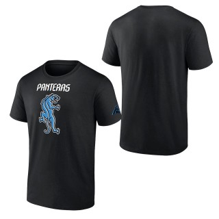 Men's Carolina Panthers Fanatics Branded Black NFL Por La Cultura Panteras T-Shirt