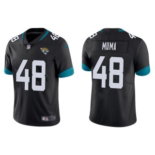Men's Jaguars Chad Muma Black 2022 NFL Draft Vapor Limited Jersey