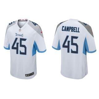 Men's Titans Chance Campbell White Game Jersey
