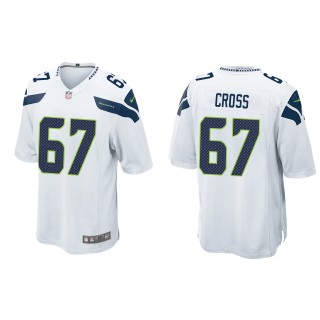 Men's Seahawks Charles Cross White 2022 NFL Draft Game Jersey