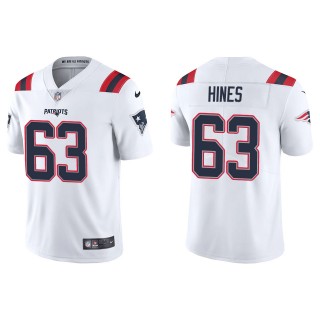 Men's New England Patriots Chasen Hines White Vapor Limited Jersey