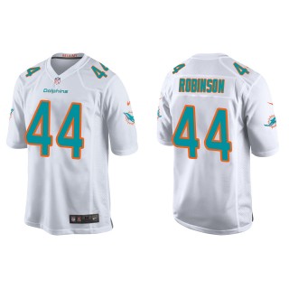 Dolphins Chop Robinson White Game Jersey