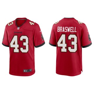 Buccaneers Chris Braswell Red Game Jersey