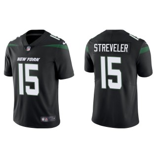Men's New York Jets Chris Streveler Black Vapor Limited Jersey