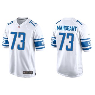 Lions Christian Mahogany White Game Jersey