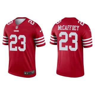 Men's San Francisco 49ers Christian McCaffrey Scarlet Legend Jersey