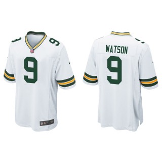 Men's Packers Christian Watson White 2022 NFL Draft Game Jersey