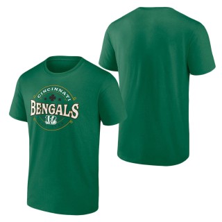 Men's Cincinnati Bengals Fanatics Branded Kelly Green Lucky Team T-Shirt