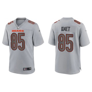 Men's Cole Kmet Chicago Bears Gray Atmosphere Fashion Game Jersey