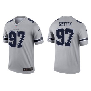 Everson Griffen Jersey Cowboys Gray Inverted Legend
