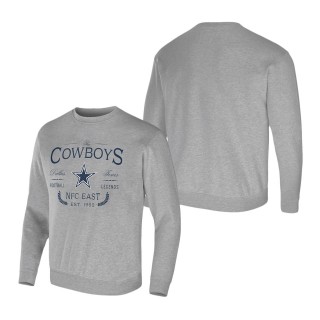 Men's Dallas Cowboys NFL x Darius Rucker Collection by Fanatics Heather Gray Pullover Sweatshirt