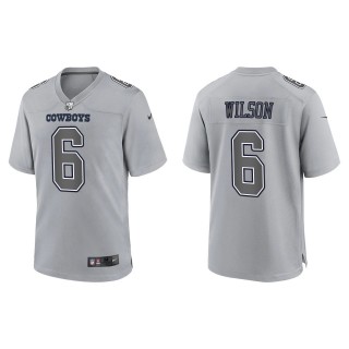Men's Dallas Cowboys Donovan Wilson Gray Atmosphere Fashion Game Jersey