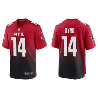 Men's Atlanta Falcons Damiere Byrd Red Game Jersey