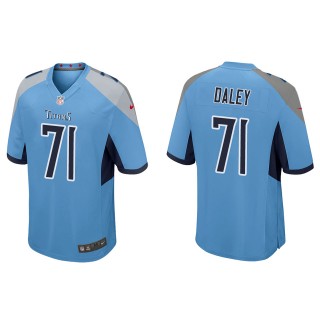 Men's Tennessee Titans Dennis Daley Light Blue Game Jersey