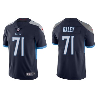 Men's Tennessee Titans Dennis Daley Navy Vapor Limited Jersey