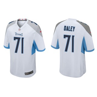 Men's Tennessee Titans Dennis Daley White Game Jersey
