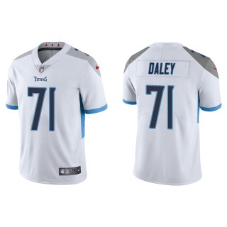 Men's Tennessee Titans Dennis Daley White Vapor Limited Jersey