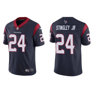 Men's Texans Derek Stingley Jr. Navy 2022 NFL Draft Vapor Limited Jersey