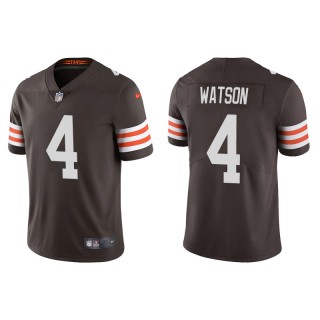 Men's Browns Deshaun Watson Brown Vapor Limited Jersey