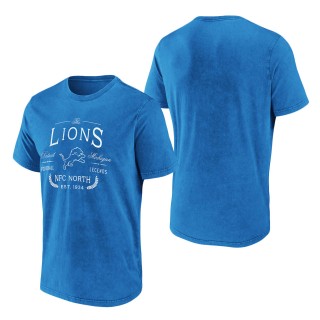 Men's Detroit Lions NFL x Darius Rucker Collection by Fanatics Blue T-Shirt