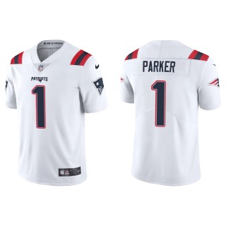 Men's New England Patriots DeVante Parker White Vapor Limited Jersey