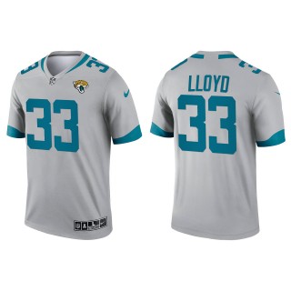 Men's Jaguars Devin Lloyd Silver 2022 NFL Draft Inverted Legend Jersey