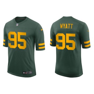 Men's Packers Devonte Wyatt Green 2022 NFL Draft Alternate Vapor Limited Jersey