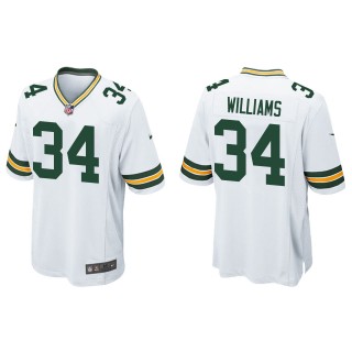 Men's Green Bay Packers Dexter Williams White Game Jersey