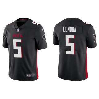 Men's Falcons Drake London Black 2022 NFL Draft Vapor Limited Jersey