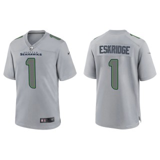 Men's D'Wayne Eskridge Seattle Seahawks Gray Atmosphere Fashion Game Jersey