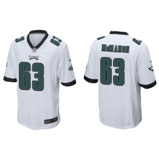 Eagles Dylan McMahon White Game Jersey