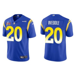 Super Bowl LVI Eric Weddle Rams Royal Vapor Limited Jersey