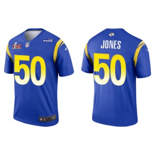 Super Bowl LVI Ernest Jones Rams Royal Legend Jersey