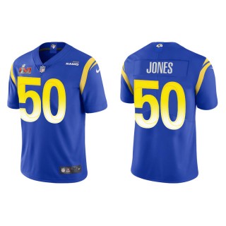 Super Bowl LVI Ernest Jones Rams Royal Vapor Limited Jersey