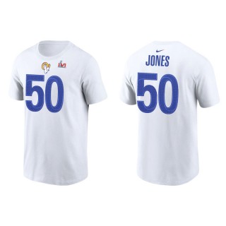 Ernest Jones Rams Super Bowl LVI  Men's White T-Shirt