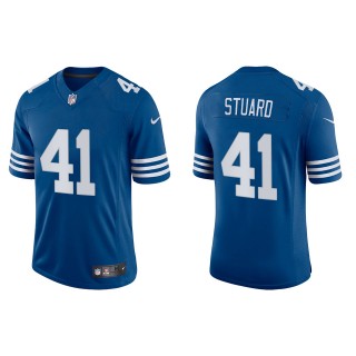 Men's Indianapolis Colts Grant Stuard Royal Alternate Vapor Limited Jersey