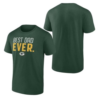 Men's Green Bay Packers Fanatics Branded Green Best Dad Ever Team T-Shirt