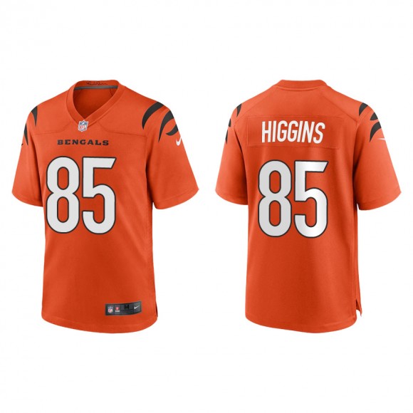 Men's Cincinnati Bengals Higgins Orange Game Jersey