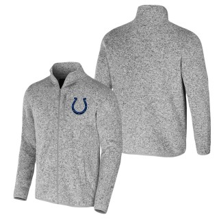 Men's Indianapolis Colts NFL x Darius Rucker Collection by Fanatics Heather Gray Fleece Full-Zip Jacket