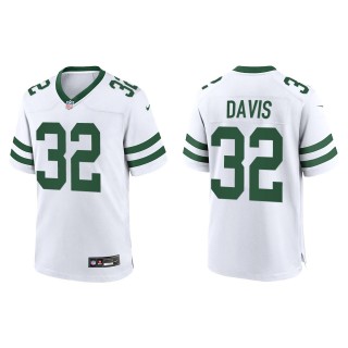 Jets Isaiah Davis White Legacy Game Jersey