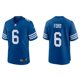 Men's Indianapolis Colts Isaiah Ford Royal Alternate Game Jersey