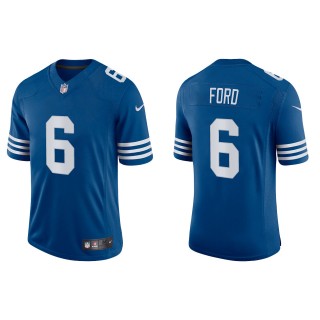 Men's Indianapolis Colts Isaiah Ford Royal Alternate Vapor Limited Jersey